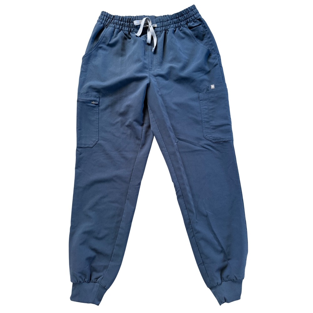 FIGS Uman High Rise Jogger Scrub Pants Navy Blue Tall Large 1001100 PO 8960